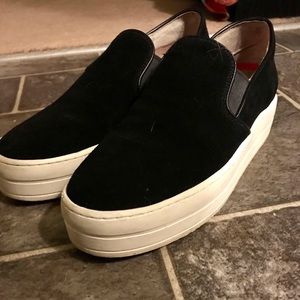 Skechers Uplift High Suedeciety Platform sz 7